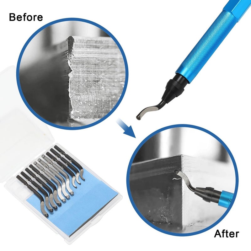 VASTOOLS Deburring Tools for 3D Printer,12pcs,10pc Multiuse Blades Removing Burr,Micro Wire Cutter for 3D Printer,Resin,Plastic Models - Image 4